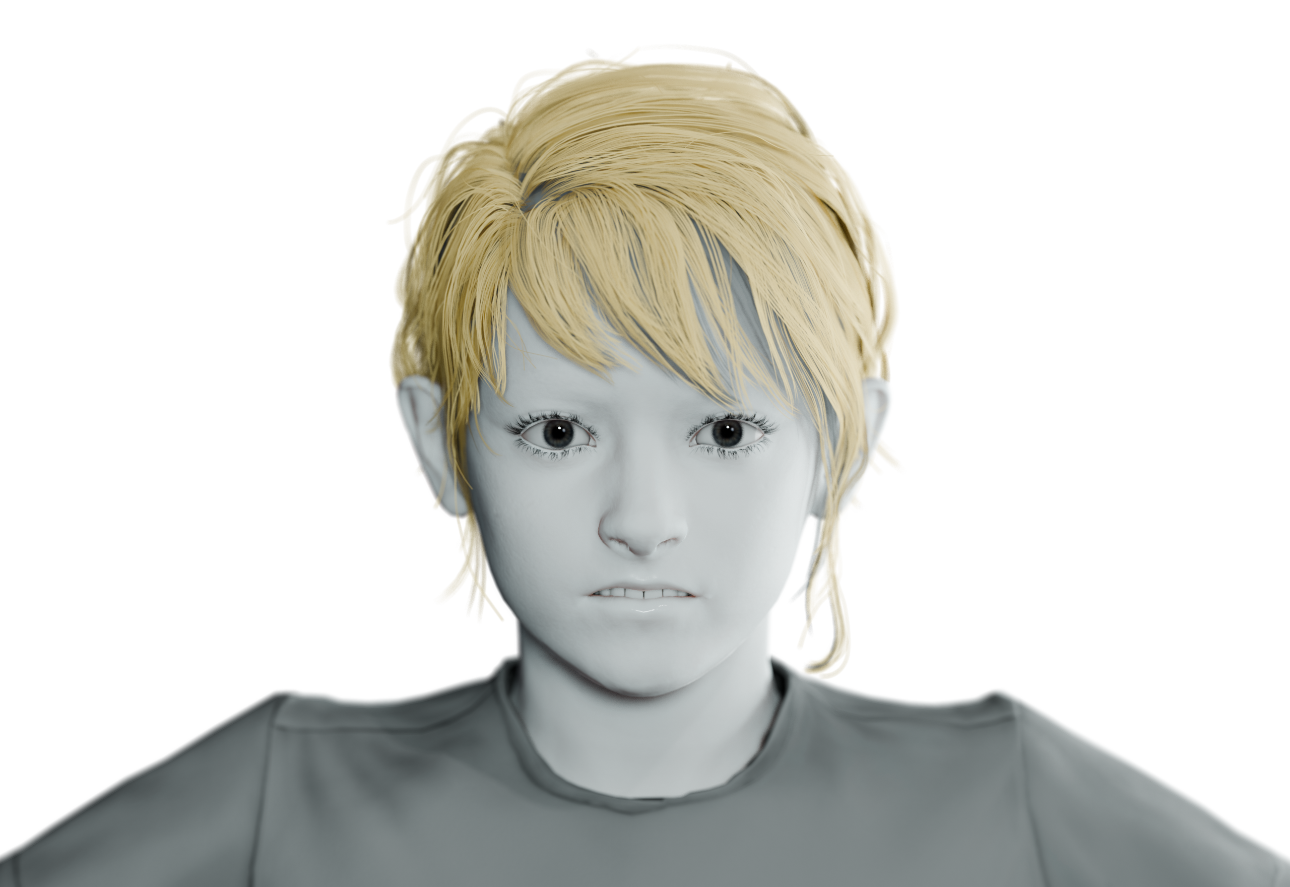 Disgust expression generated from a photograph