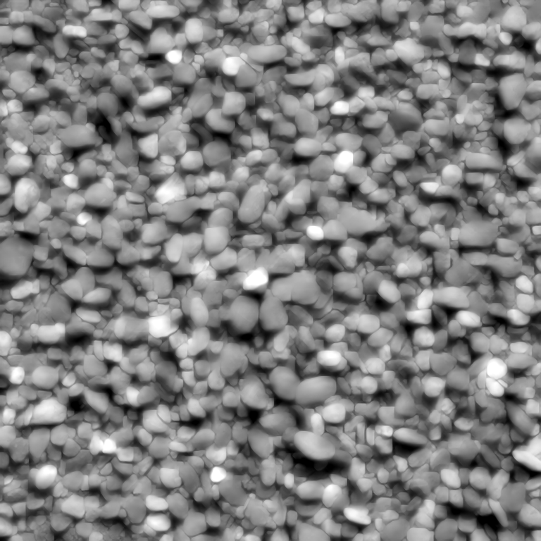 Gravel height map