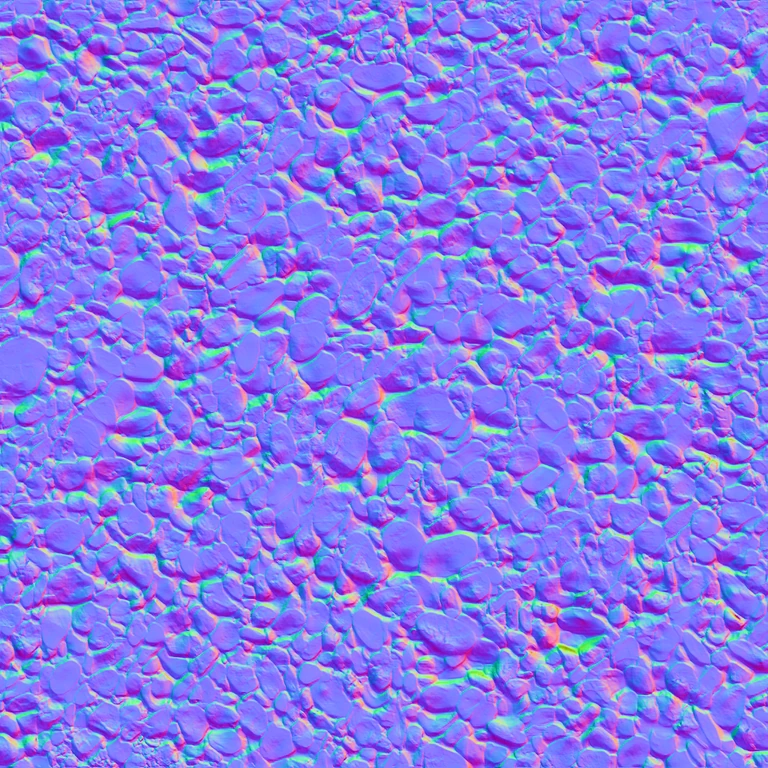 Gravel normal map