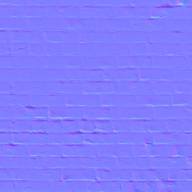 Normal map for the Brick material
