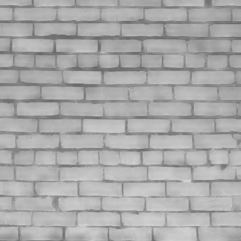 Roughness map for the Brick material