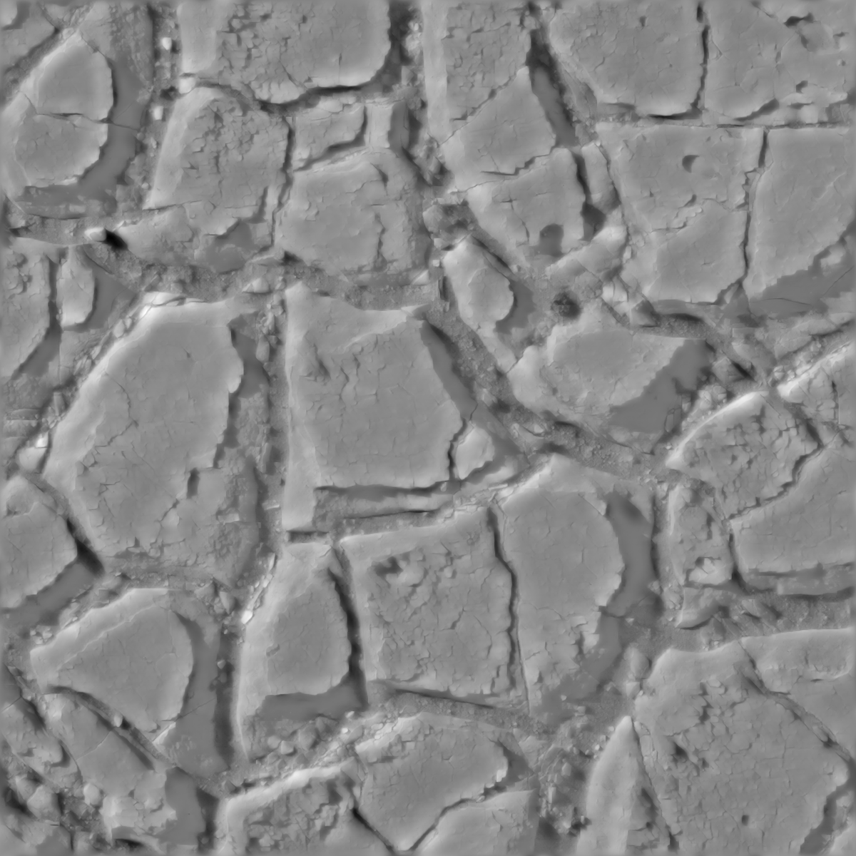 Finished height map of the soil material after Relief Finish